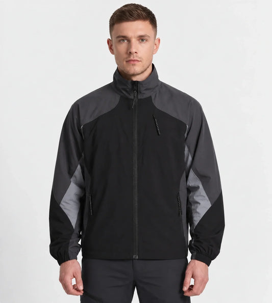 Tarn - Unisex Windproof Breathable & Wrinkle-Free Waterproof Jacket - Black