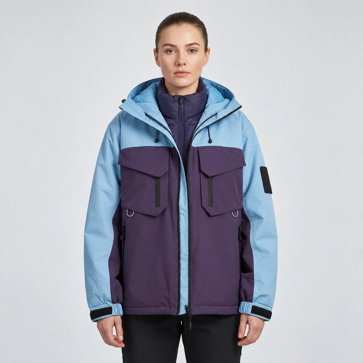 Beck - Unisex Windproof Breathable & Stand-Collar Waterproof Jacket - Blue