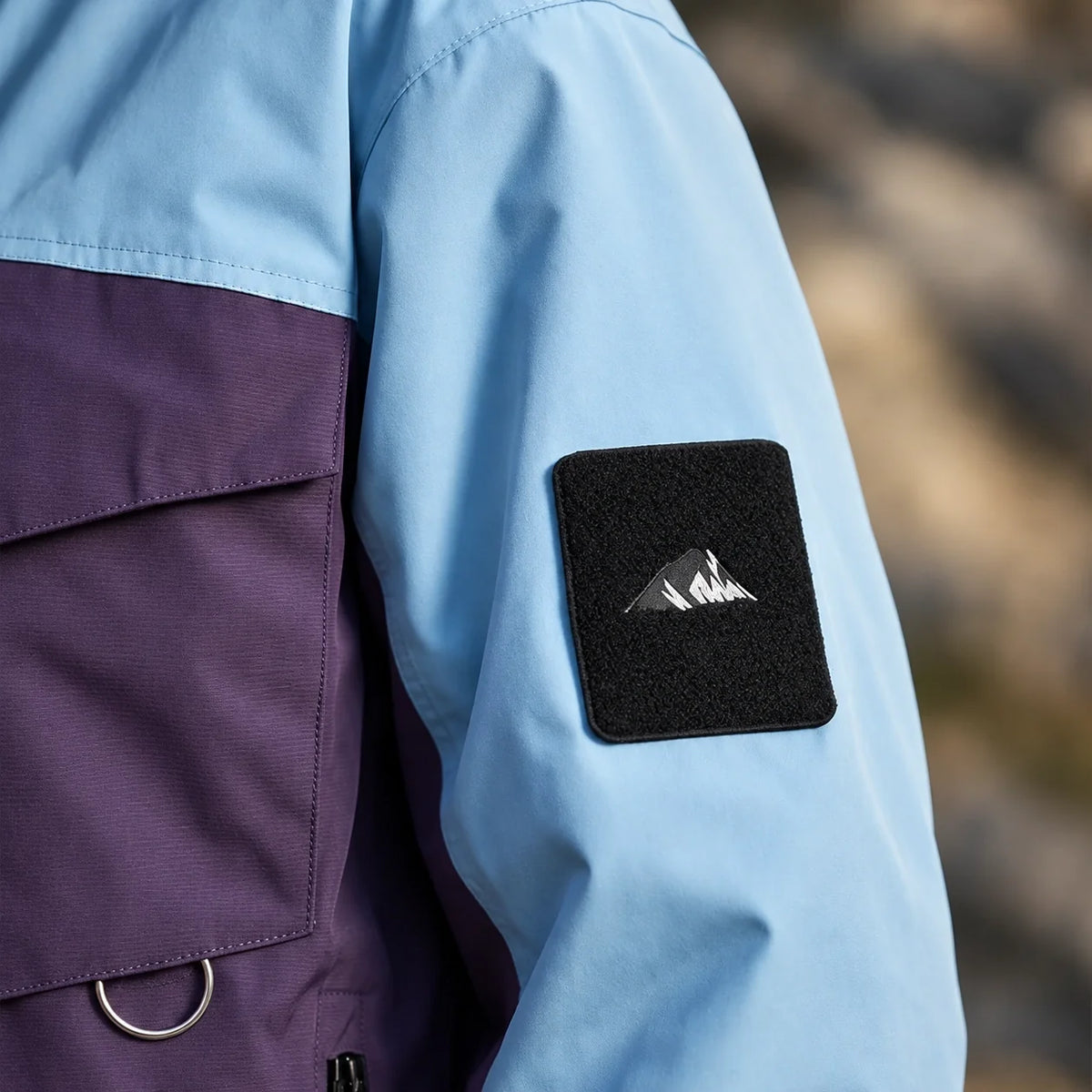 Beck - Unisex Windproof Breathable & Stand-Collar Waterproof Jacket - Blue