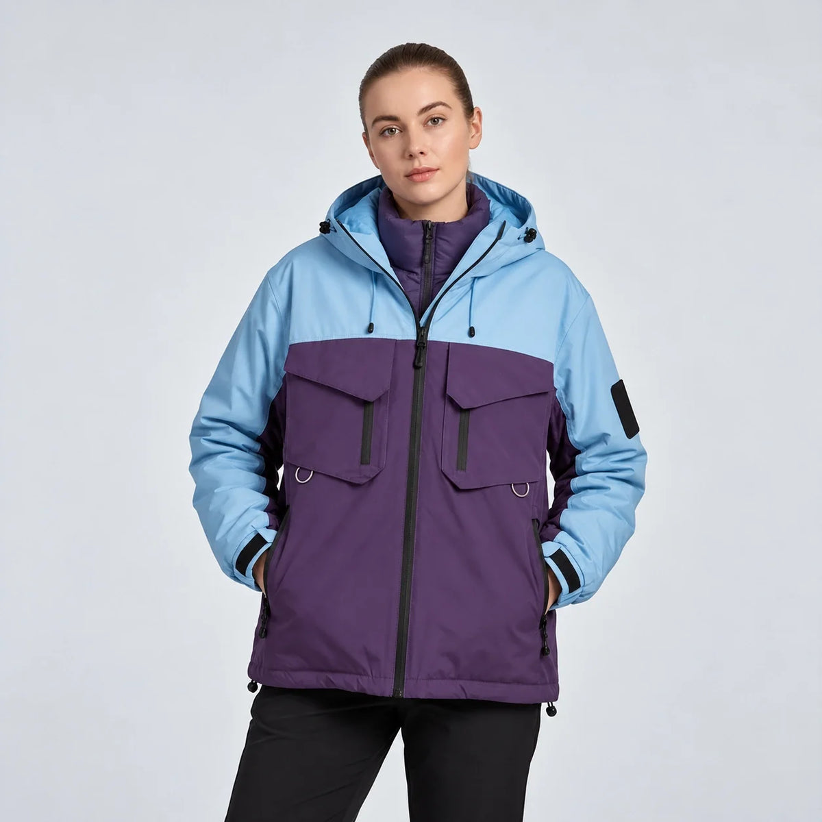 Beck - Unisex Windproof Breathable & Stand-Collar Waterproof Jacket - Blue
