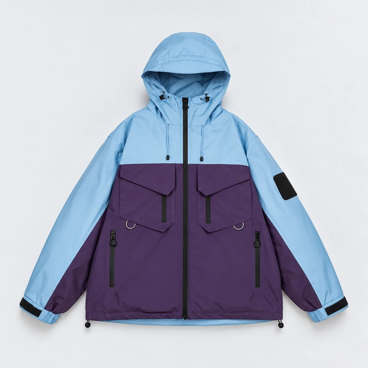 Beck - Unisex Windproof Breathable & Stand-Collar Waterproof Jacket - Blue