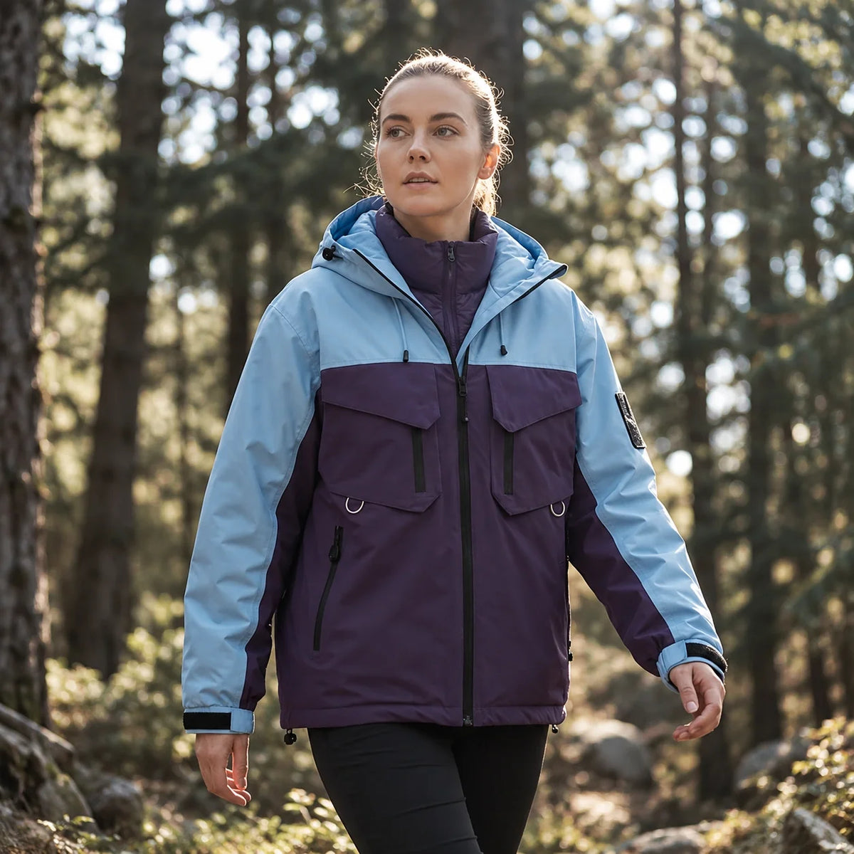 Beck - Unisex Windproof Breathable & Stand-Collar Waterproof Jacket - Blue