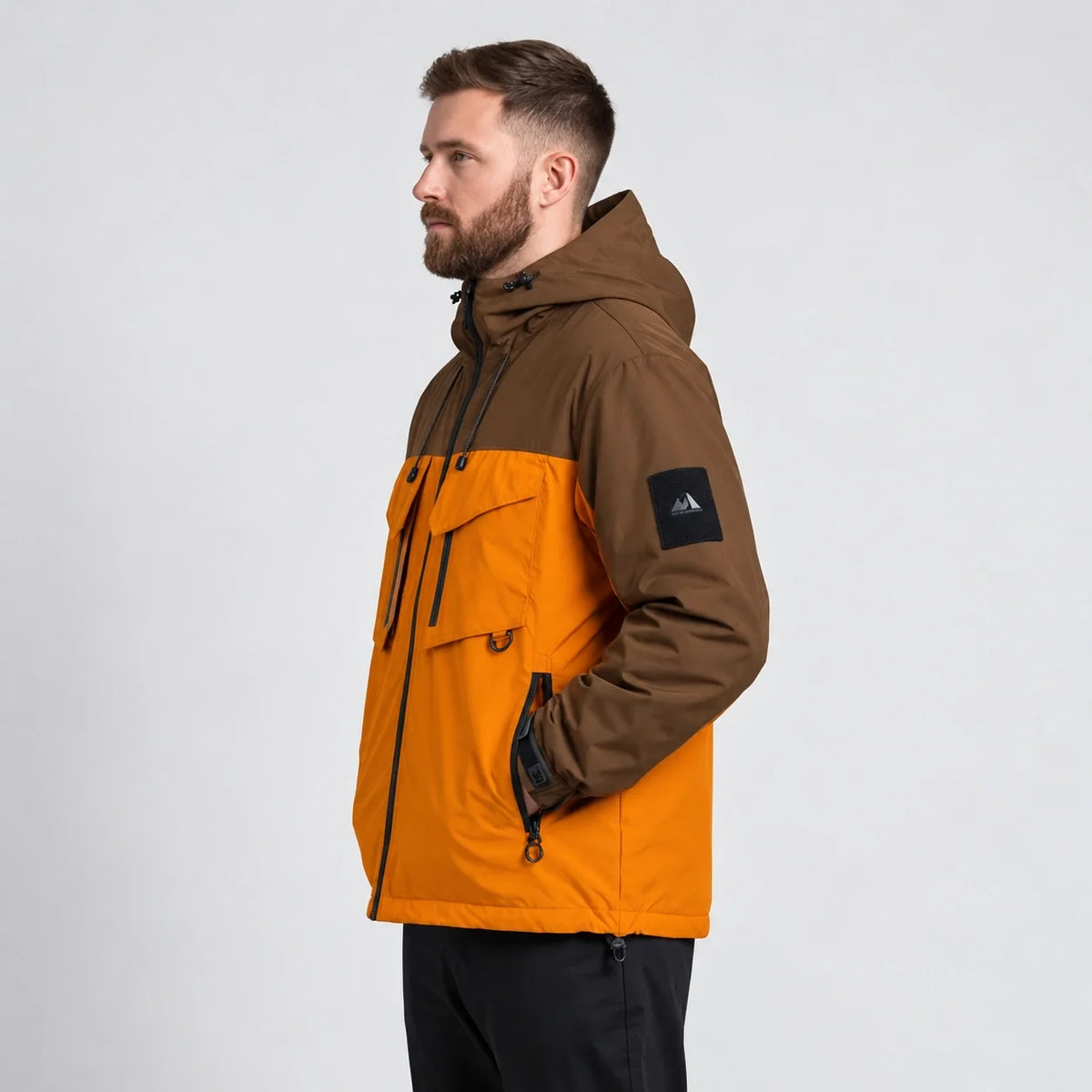 Beck - Unisex Windproof Breathable & Stand-Collar Waterproof Jacket - Orange