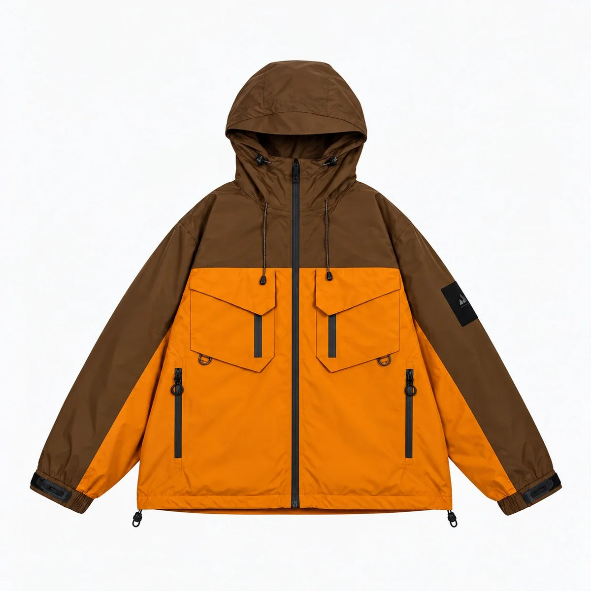 Beck - Unisex Windproof Breathable & Stand-Collar Waterproof Jacket - Orange