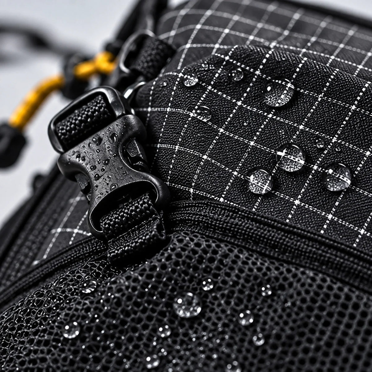 Kame - Unisex Waterproof Tear-Resistant Bag - Black