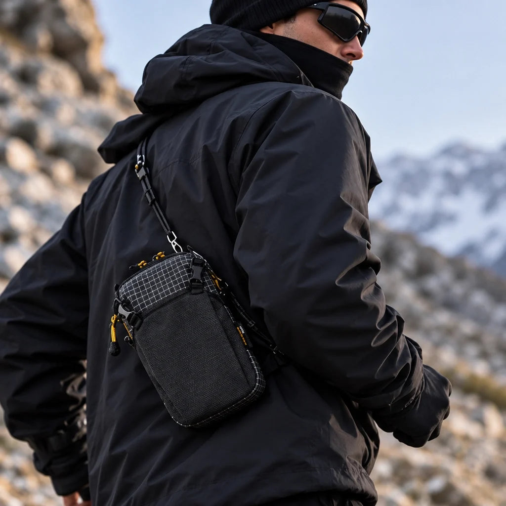 Kame - Unisex Waterproof Tear-Resistant Bag - Black