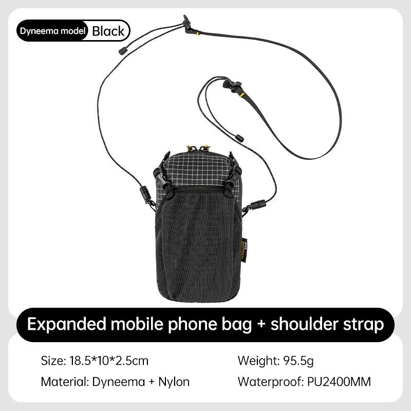 Kame - Unisex Waterproof Tear-Resistant Bag - Black