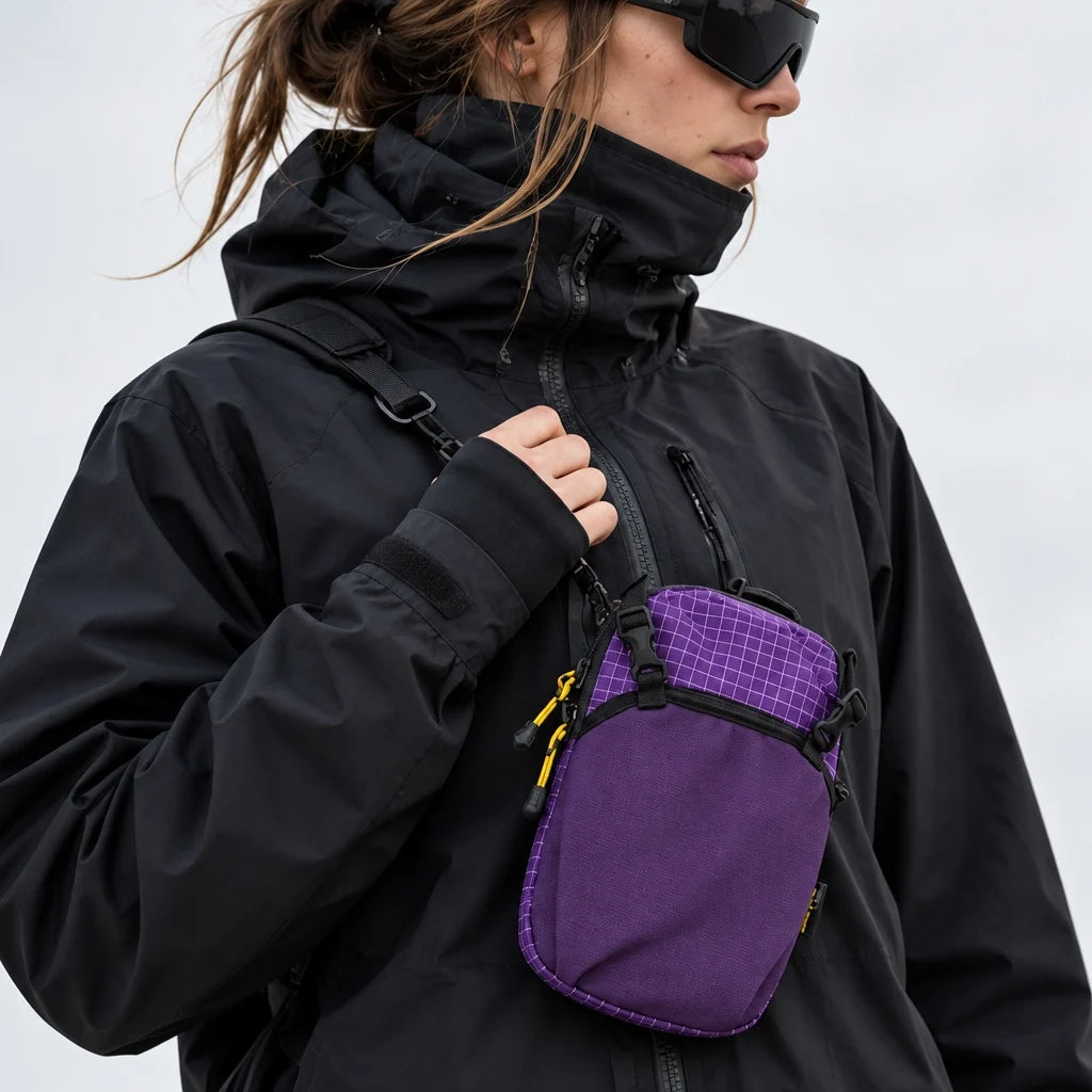 Kame - Unisex Waterproof Tear-Resistant Bag - Purple