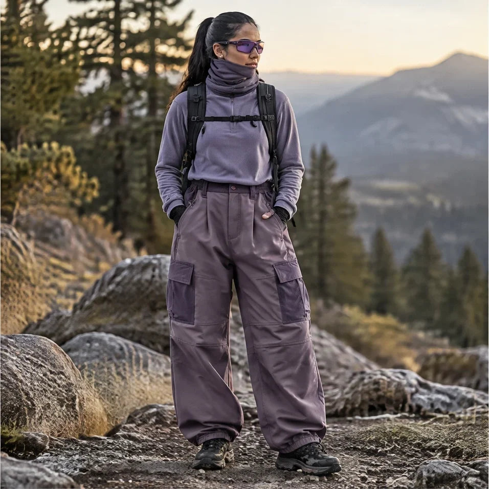 Keld - Unisex 10K Taped Seams Waterproof Trousers - Mist Purple