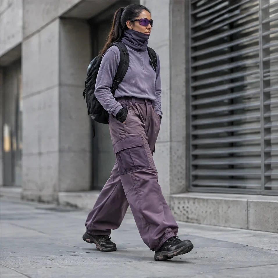 Keld - Unisex 10K Taped Seams Waterproof Trousers - Mist Purple