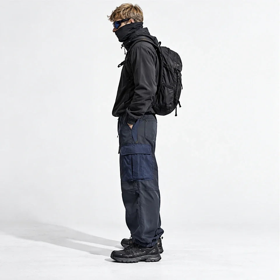 Keld - Unisex 10K Taped Seams Waterproof Trousers - Navy Blue