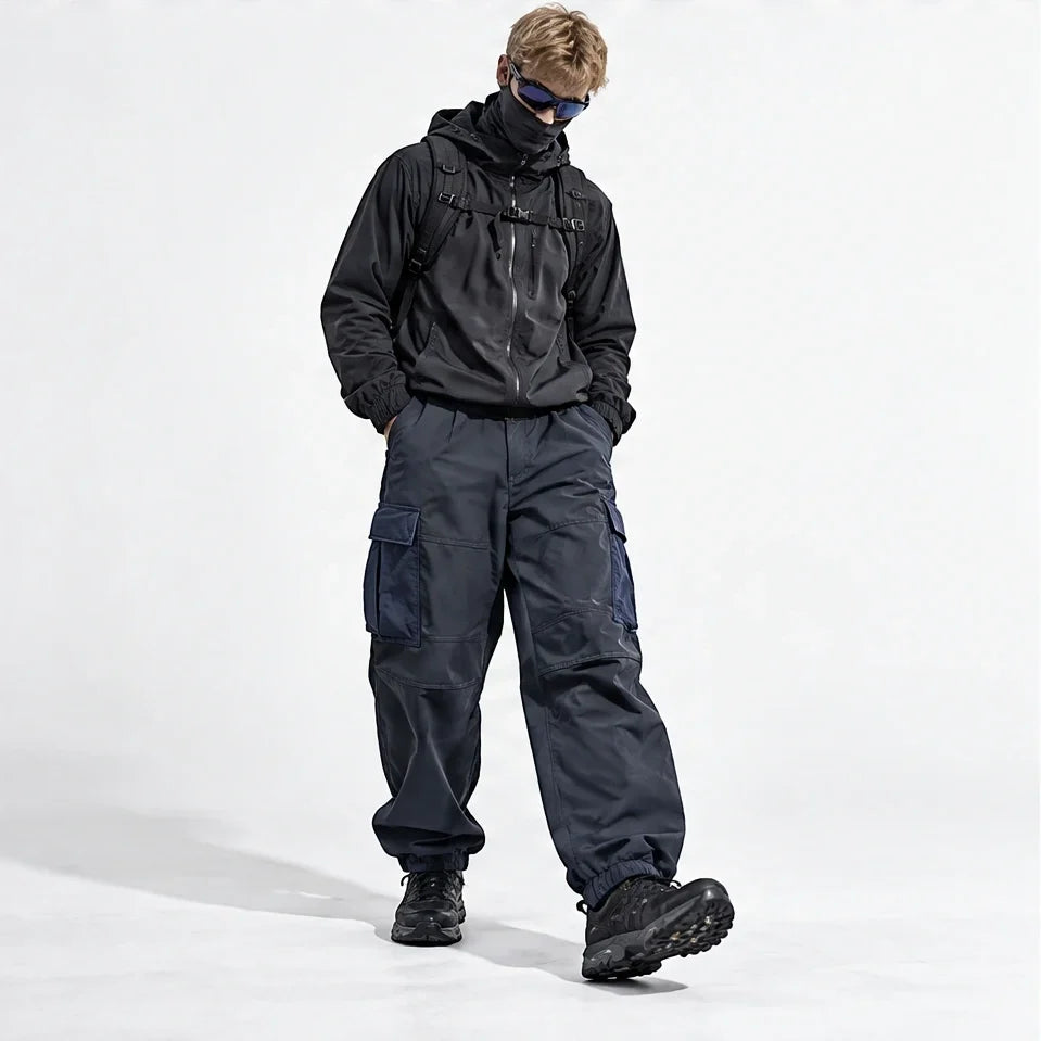 Keld - Unisex 10K Taped Seams Waterproof Trousers - Navy Blue