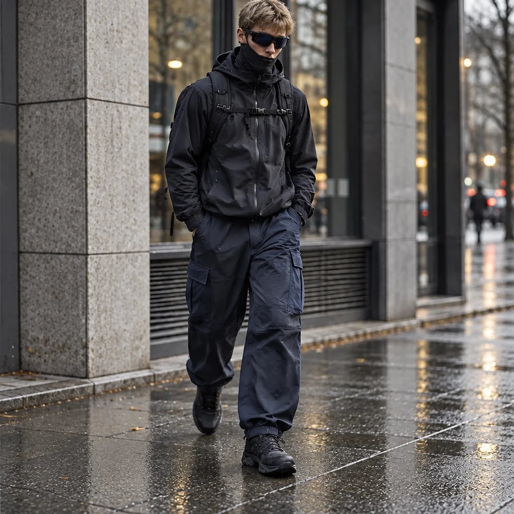 Keld - Unisex 10K Taped Seams Waterproof Trousers - Navy Blue