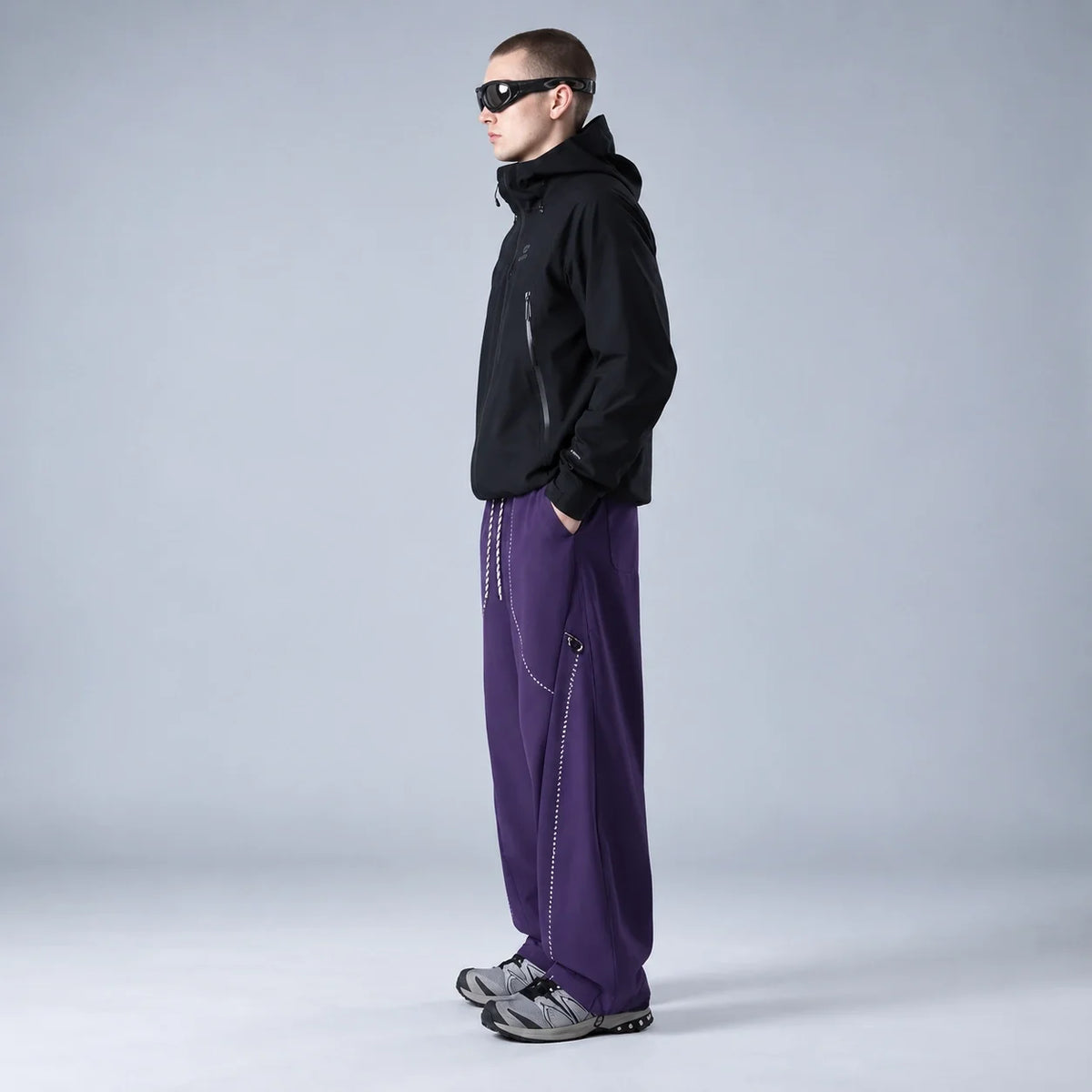 Breck - Unisex Water-Repellent & Quick-Dry Straight-Leg Walking Trousers - Purple