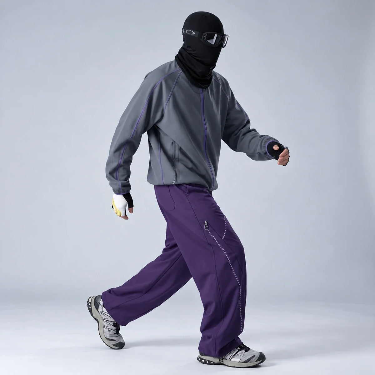 Breck - Unisex Water-Repellent & Quick-Dry Straight-Leg Walking Trousers - Purple