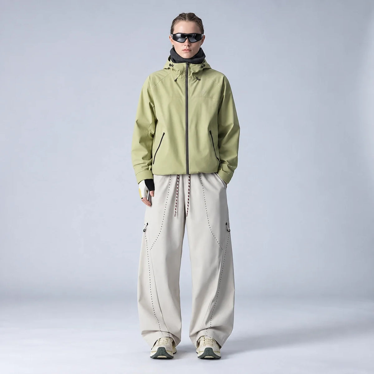 Breck - Unisex Water-Repellent & Quick-Dry Straight-Leg Walking Trousers - White
