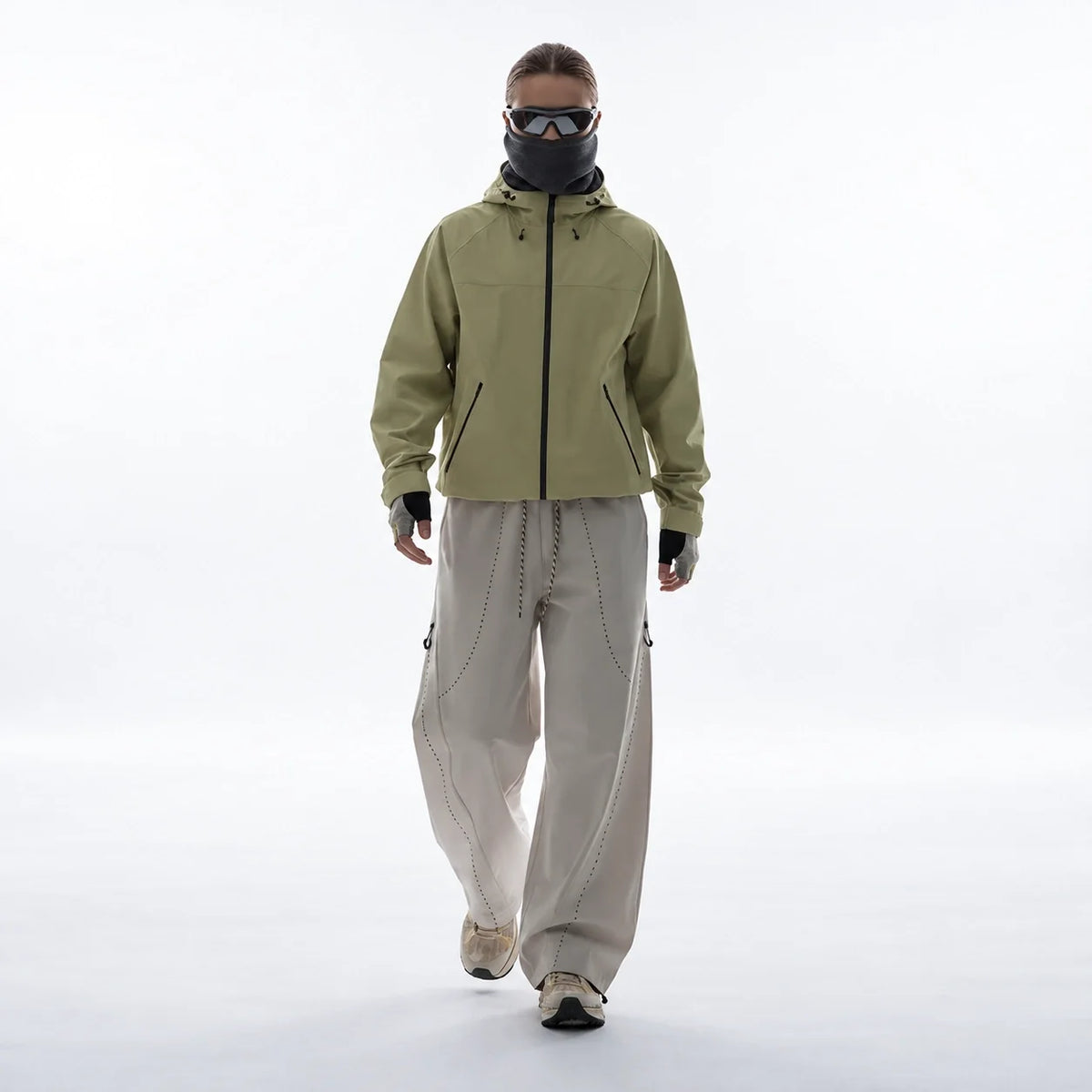 Breck - Unisex Water-Repellent & Quick-Dry Straight-Leg Walking Trousers - White