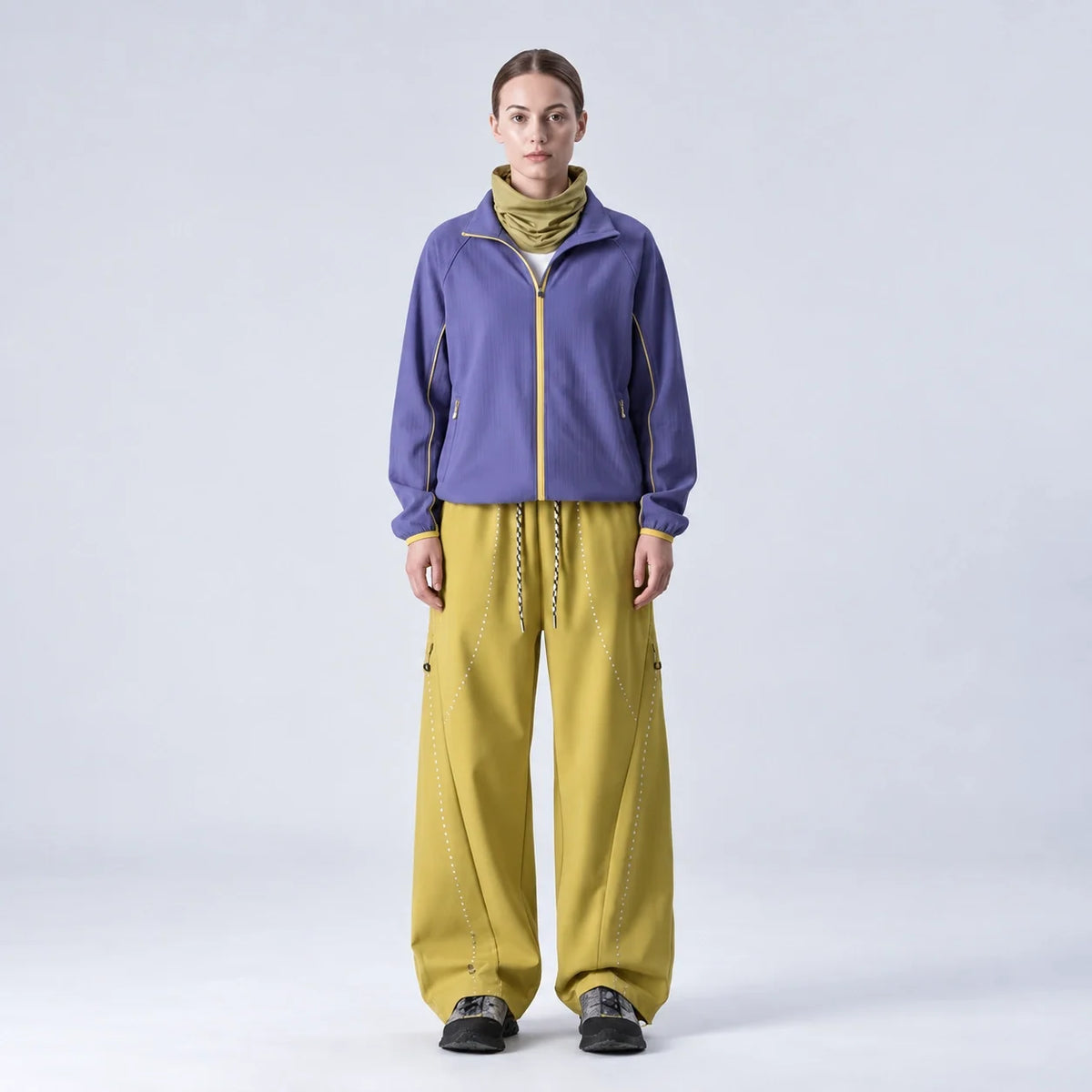 Breck - Unisex Water-Repellent & Quick-Dry Straight-Leg Walking Trousers - Yellow