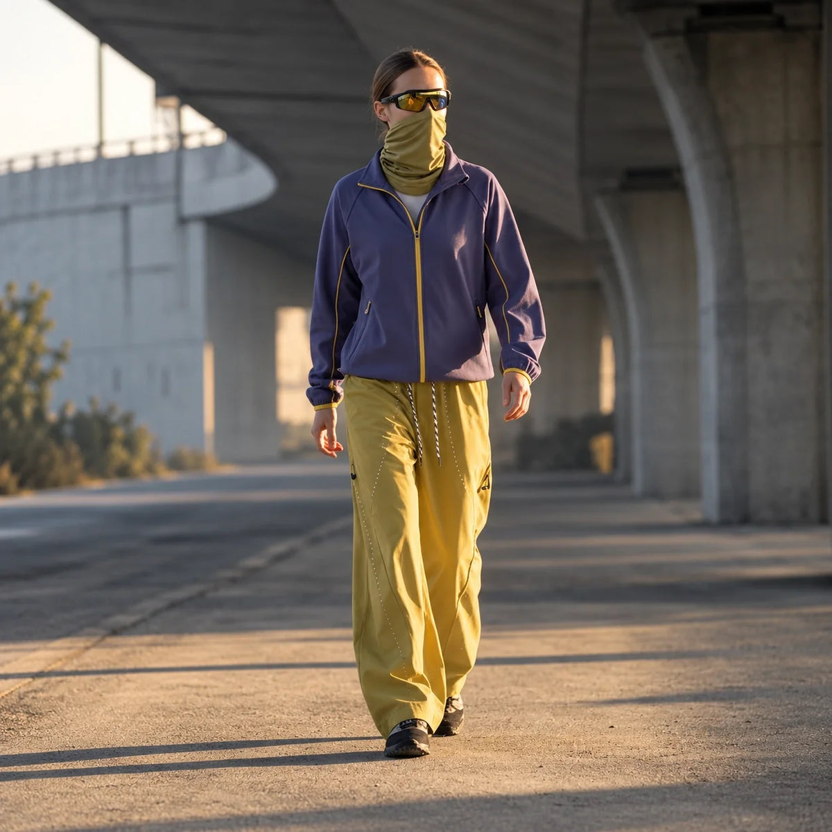 Breck - Unisex Water-Repellent & Quick-Dry Straight-Leg Walking Trousers - Yellow