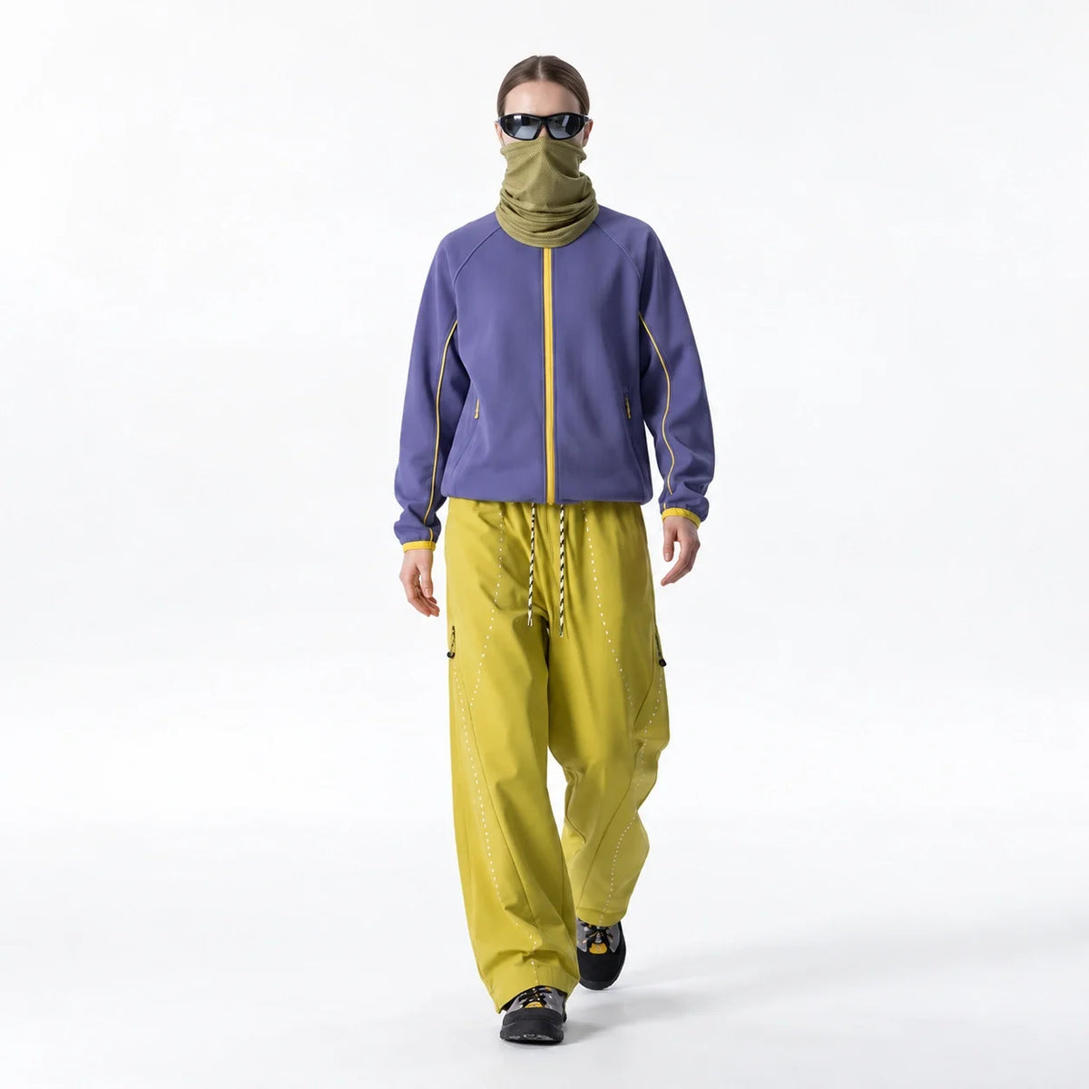 Breck - Unisex Water-Repellent & Quick-Dry Straight-Leg Walking Trousers - Yellow