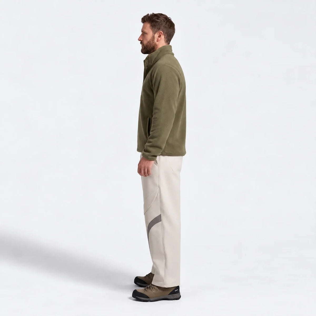 Shaw - Unisex Water-Repellent & Quick-Dry Wide-Leg Walking Trousers - Light Grey