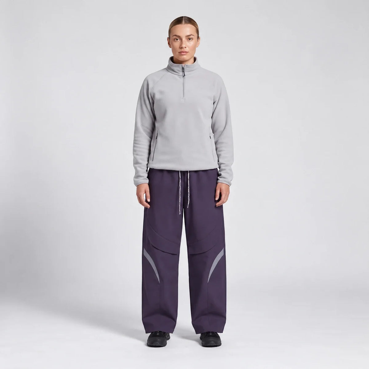 Shaw - Unisex Water-Repellent & Quick-Dry Wide-Leg Walking Trousers - Purple