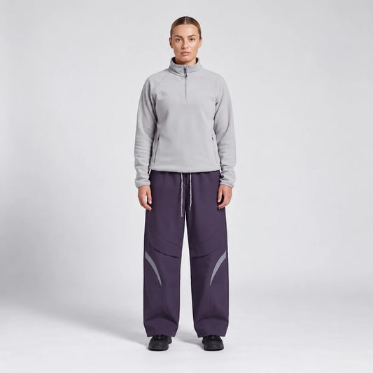 Shaw - Unisex Water-Repellent & Quick-Dry Wide-Leg Walking Trousers - Purple