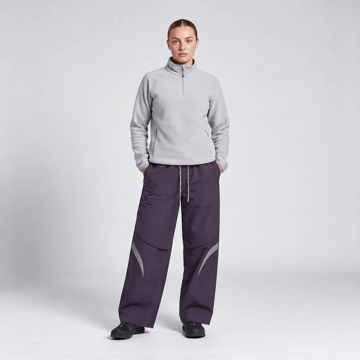 Shaw - Unisex Water-Repellent & Quick-Dry Wide-Leg Walking Trousers - Purple