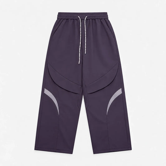 Shaw - Unisex Water-Repellent & Quick-Dry Wide-Leg Walking Trousers - Purple