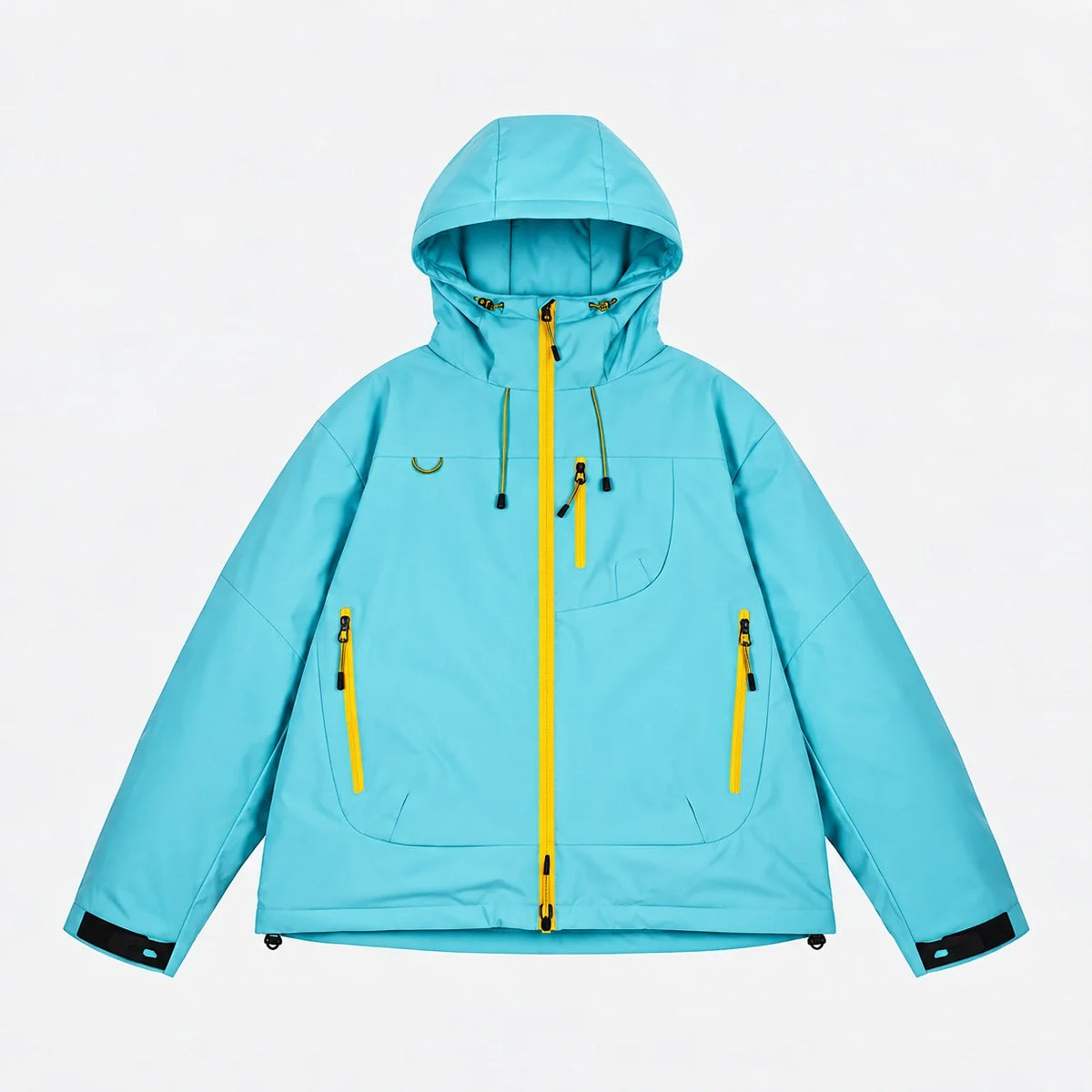 Eddy - Unisex Windproof Breathable & Wrinkle-Free Waterproof Jacket - Turquoise Blue