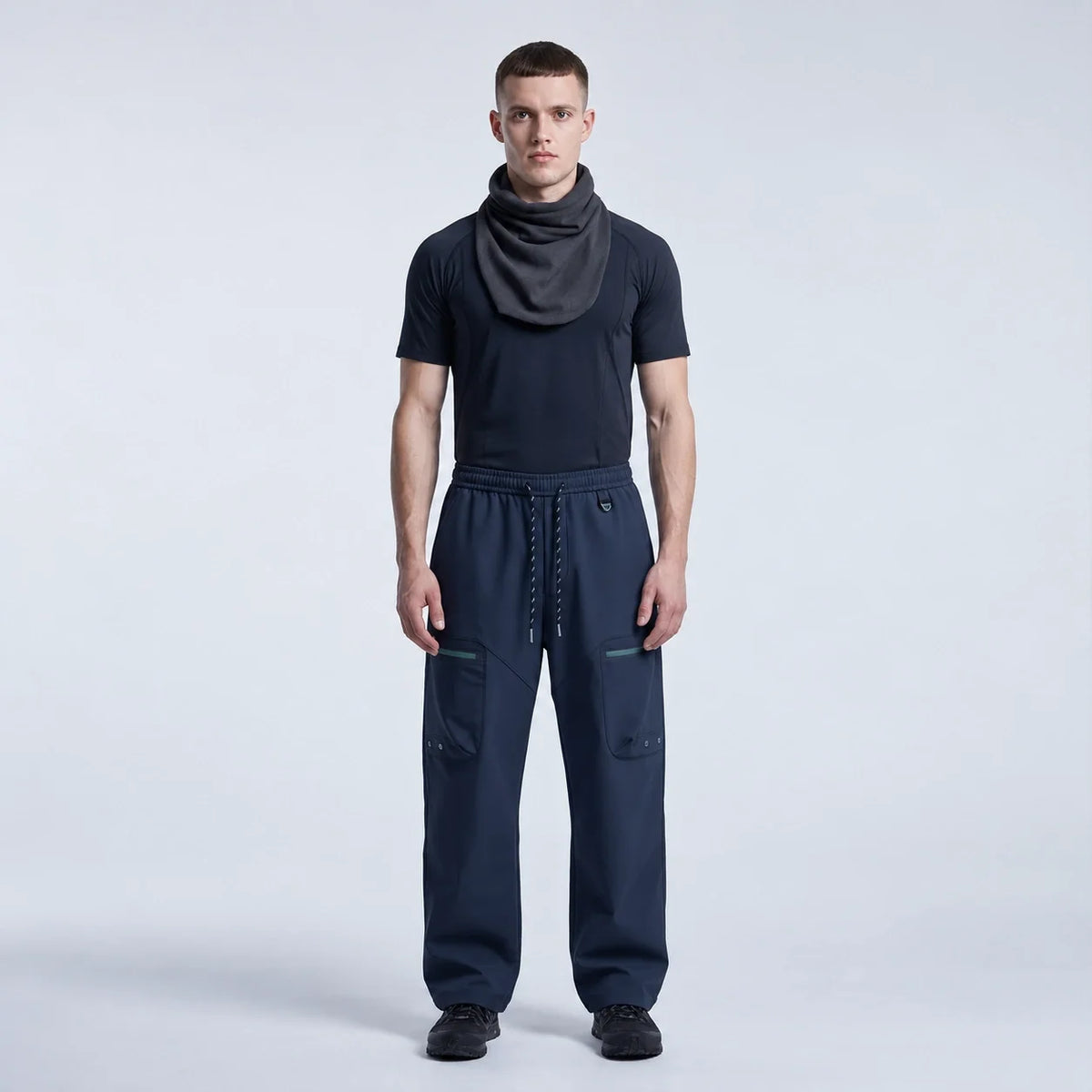 Brae - Unisex Water-Repellent & Quick-Dry Straight-Leg Walking Trousers - Navy Blue