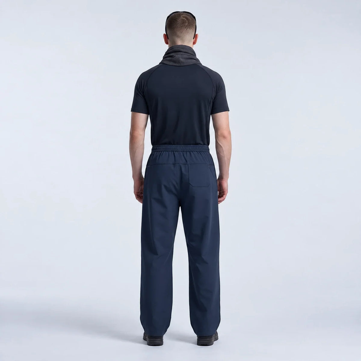 Brae - Unisex Water-Repellent & Quick-Dry Straight-Leg Walking Trousers - Navy Blue