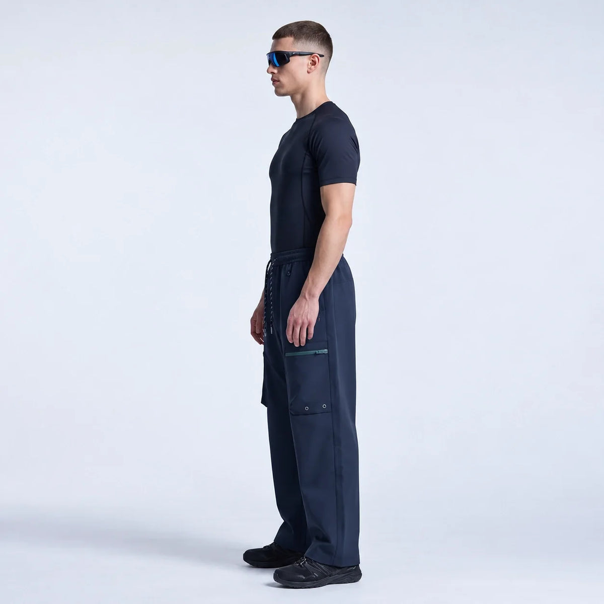 Brae - Unisex Water-Repellent & Quick-Dry Straight-Leg Walking Trousers - Navy Blue
