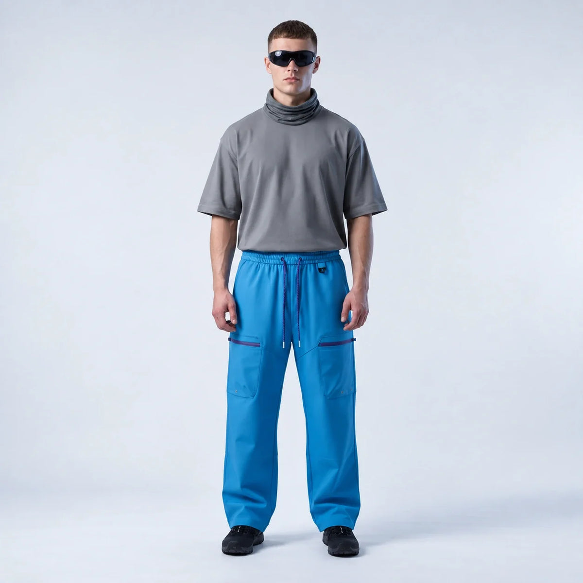 Brae - Unisex Water-Repellent & Quick-Dry Straight-Leg Walking Trousers - Sky Blue