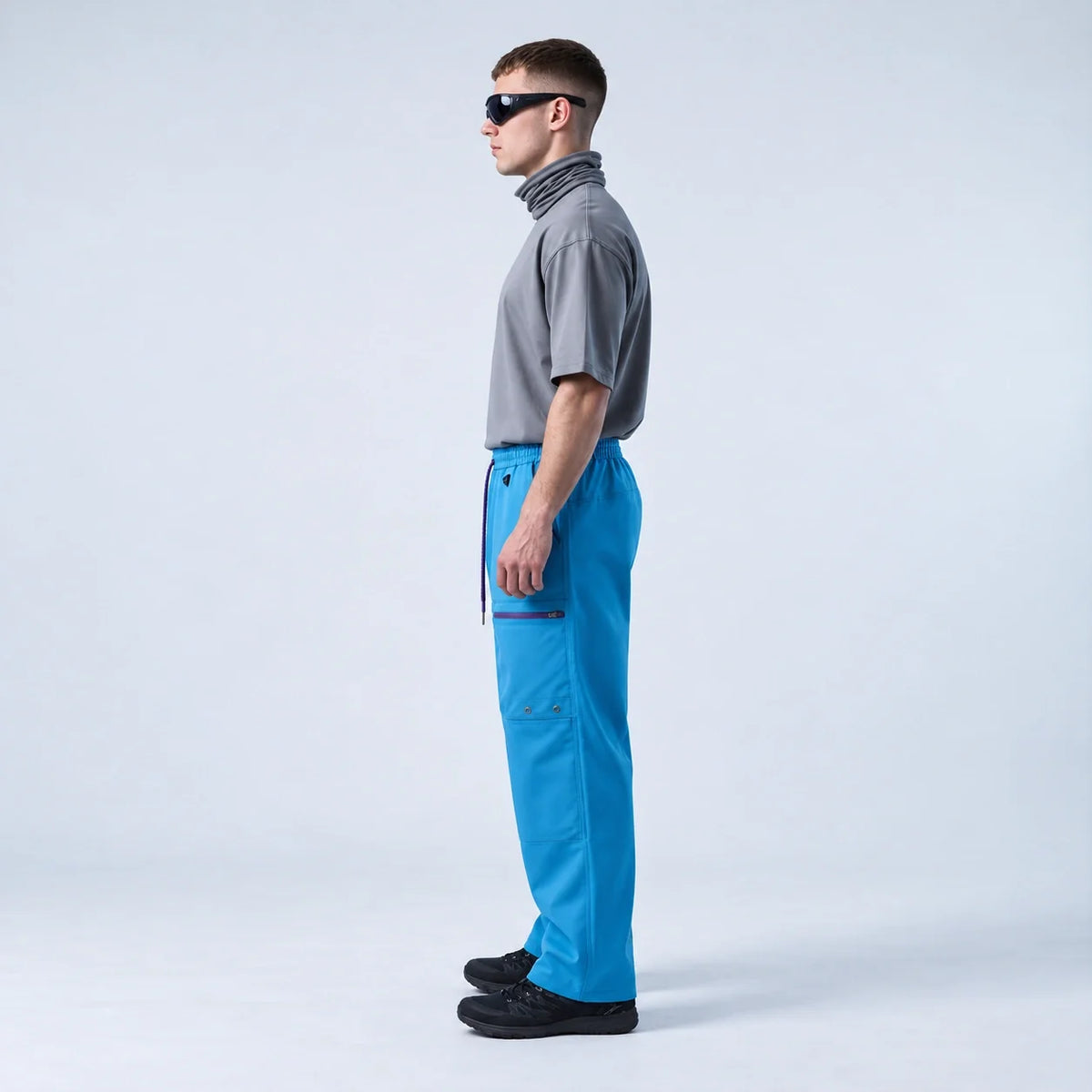 Brae - Unisex Water-Repellent & Quick-Dry Straight-Leg Walking Trousers - Sky Blue
