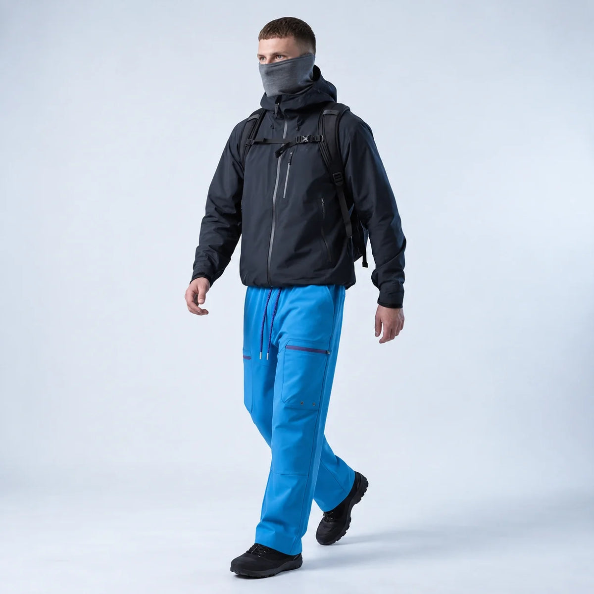 Brae - Unisex Water-Repellent & Quick-Dry Straight-Leg Walking Trousers - Sky Blue