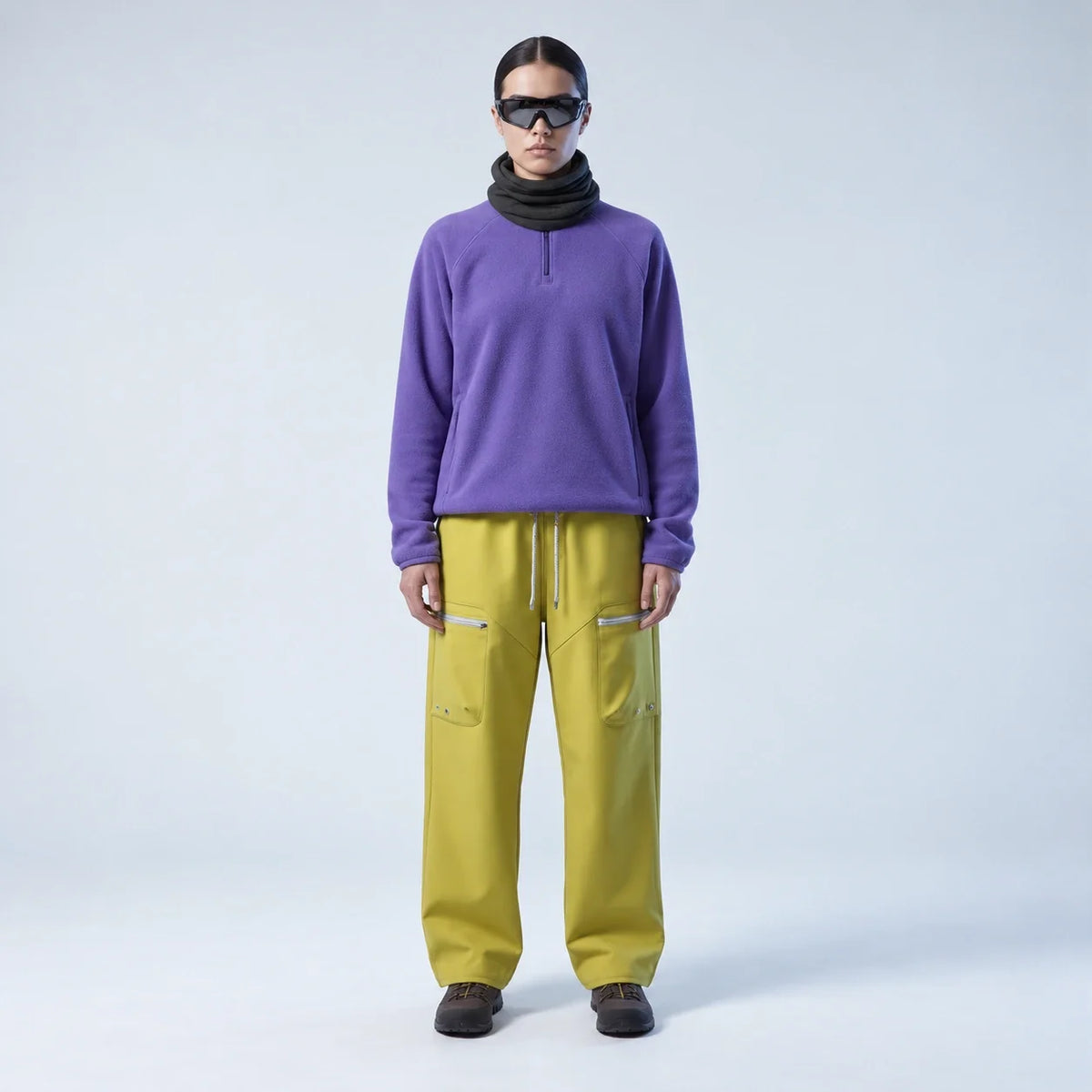 Brae - Unisex Water-Repellent & Quick-Dry Straight-Leg Walking Trousers - Yellow
