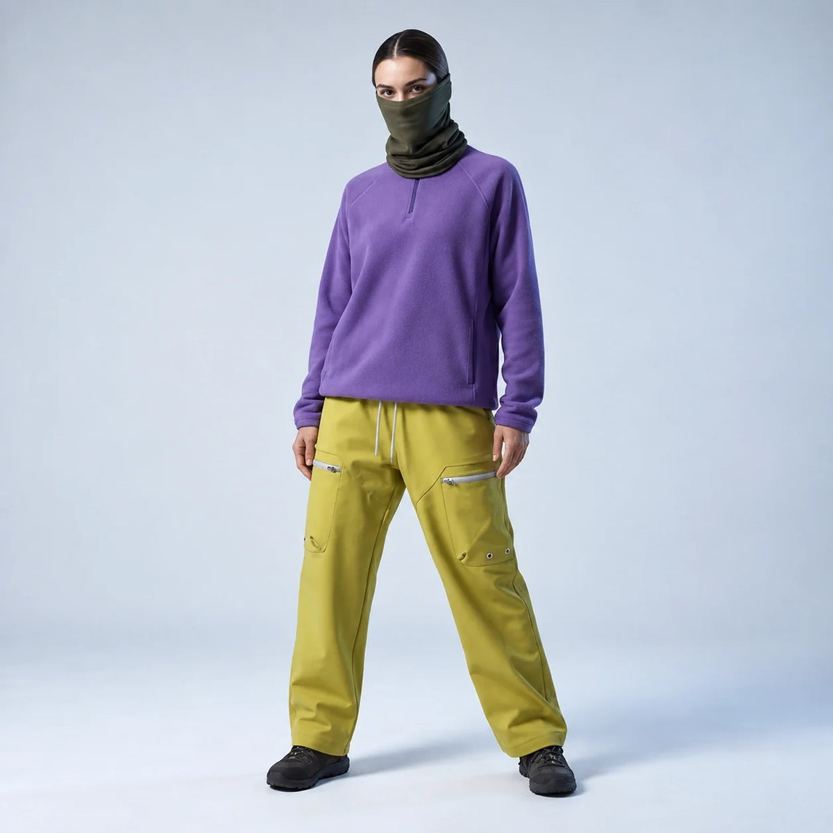 Brae - Unisex Water-Repellent & Quick-Dry Straight-Leg Walking Trousers - Yellow