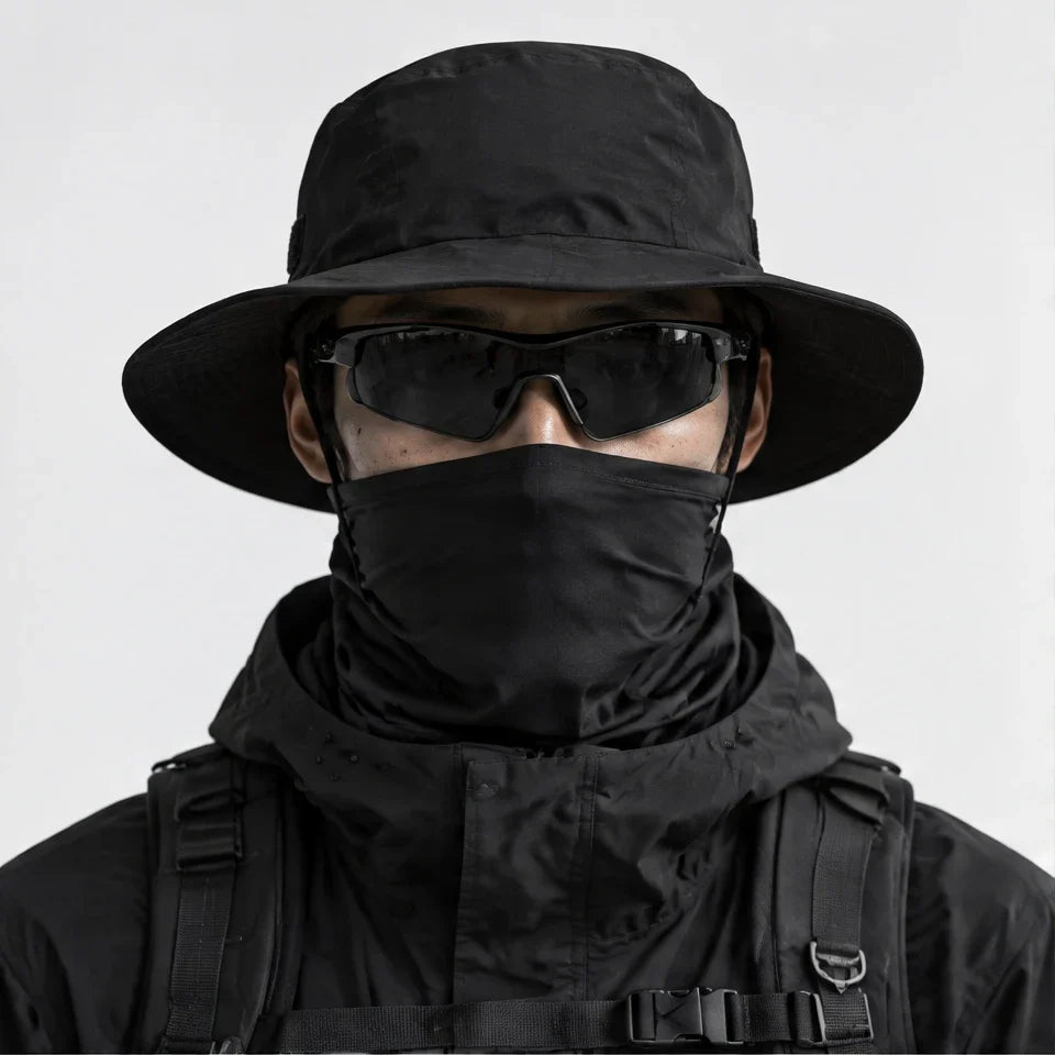 Fen - Unisex Breathable UPF50+ Sun Hat - Black