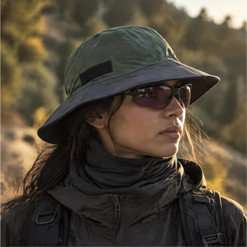 Fen - Unisex Breathable UPF50+ Sun Hat - Dark Green