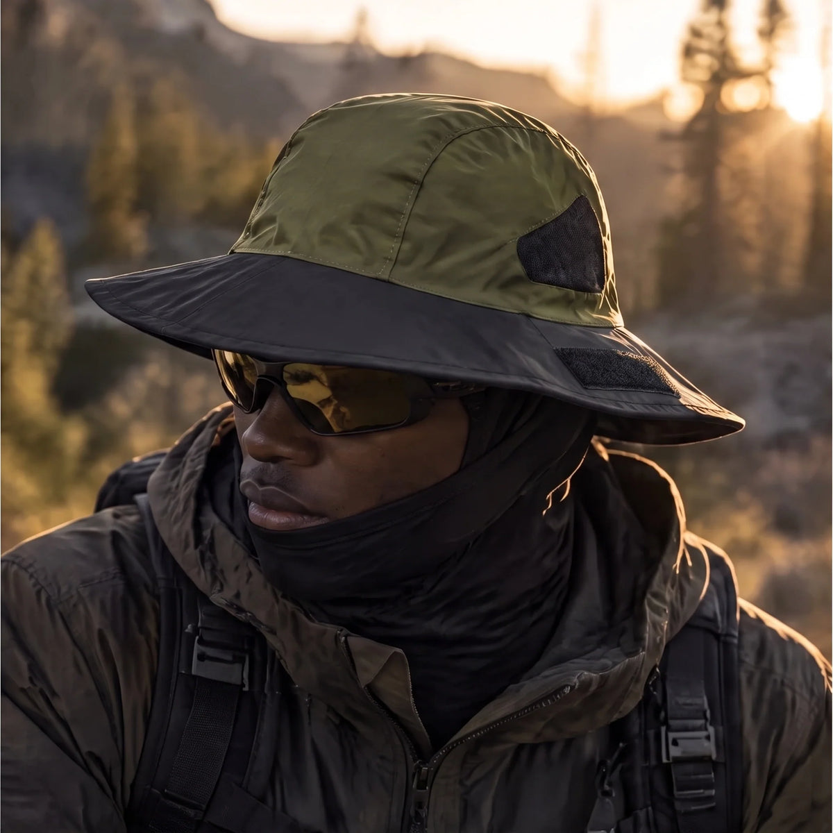 Fen - Unisex Breathable UPF50+ Sun Hat - Military Green