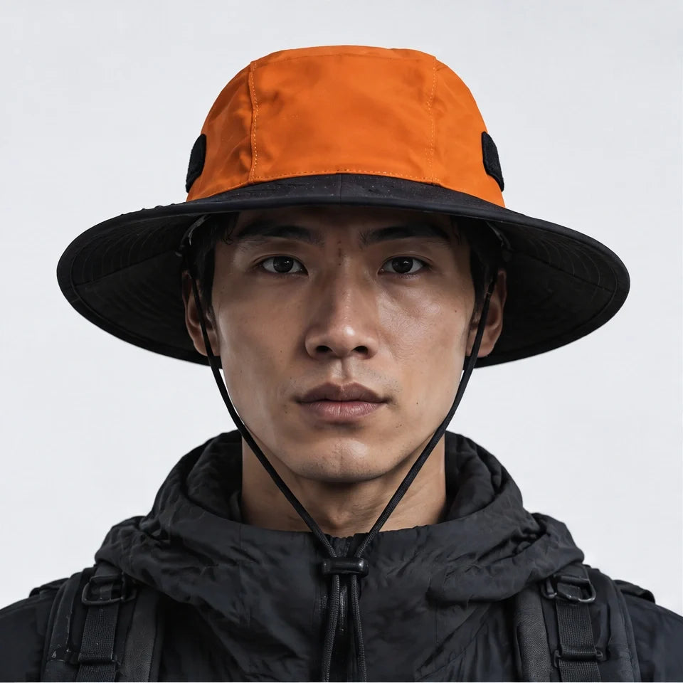 Fen - Unisex Breathable UPF50+ Sun Hat - Orange