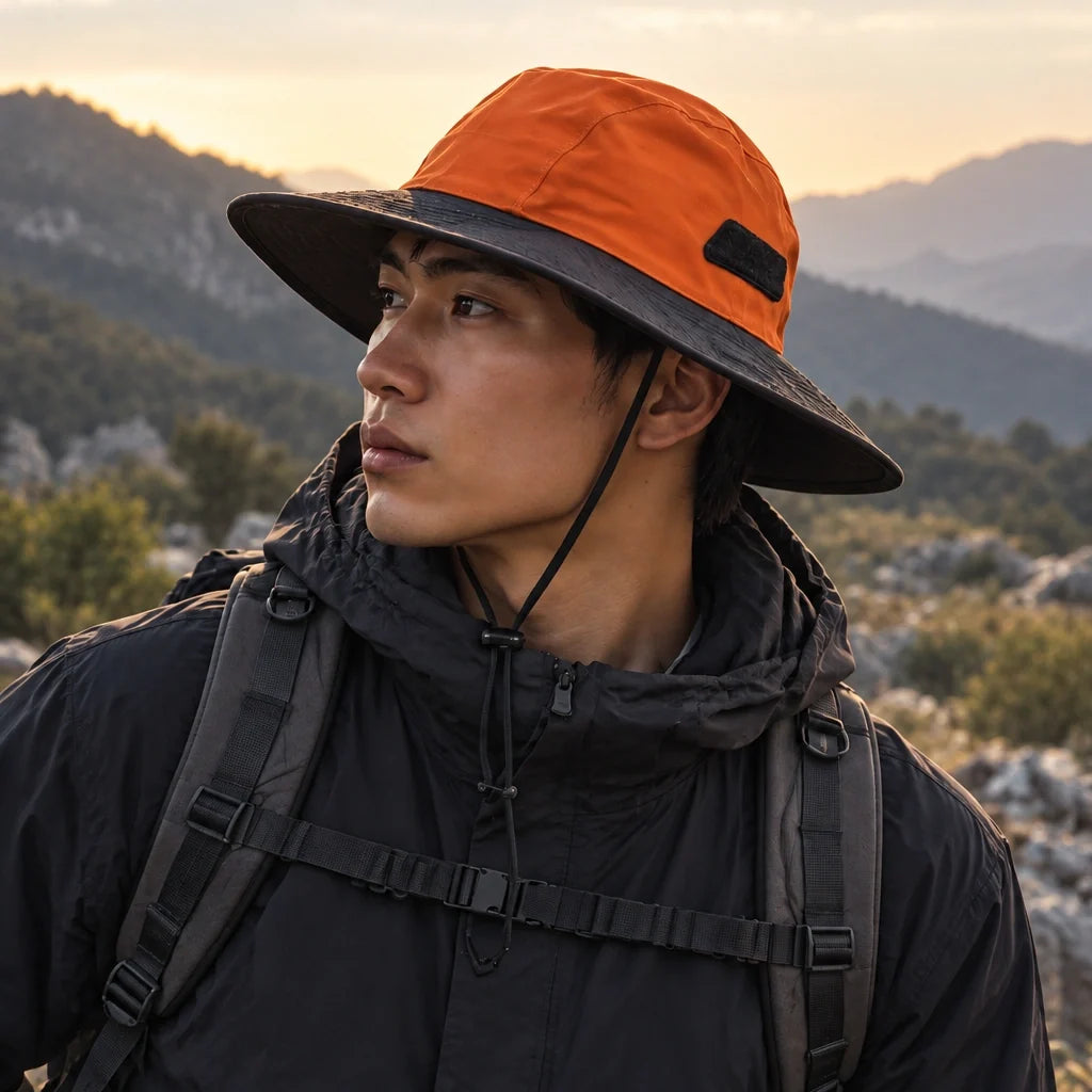 Fen - Unisex Breathable UPF50+ Sun Hat - Orange