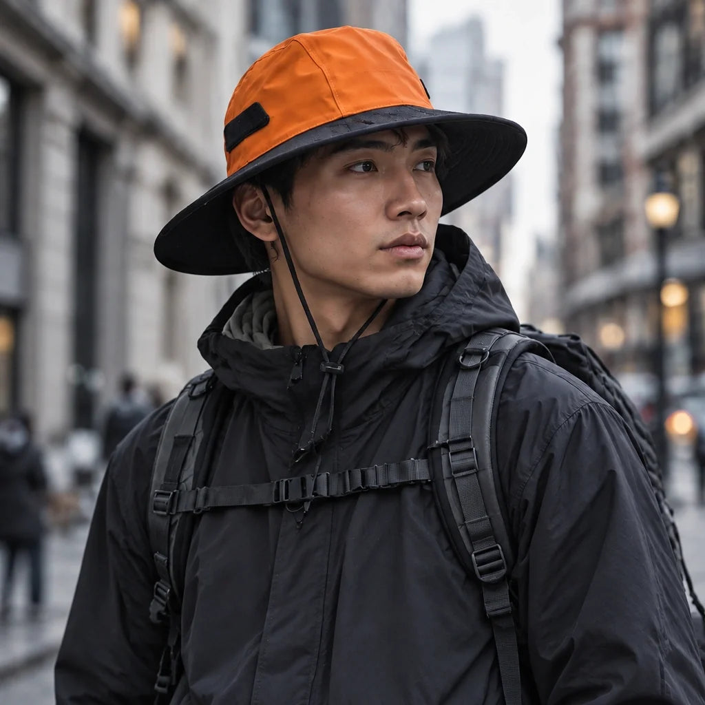 Fen - Unisex Breathable UPF50+ Sun Hat - Orange