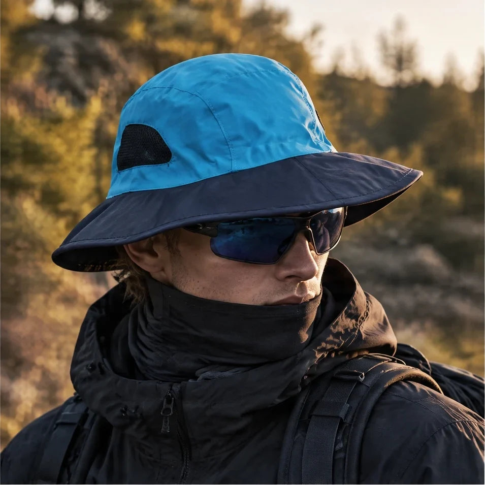 Fen - Unisex Breathable UPF50+ Sun Hat - Sky Blue
