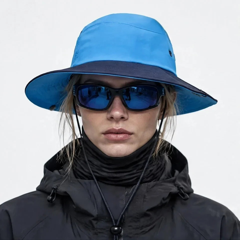 Moor - Unisex Breathable Sun Hat - Blue