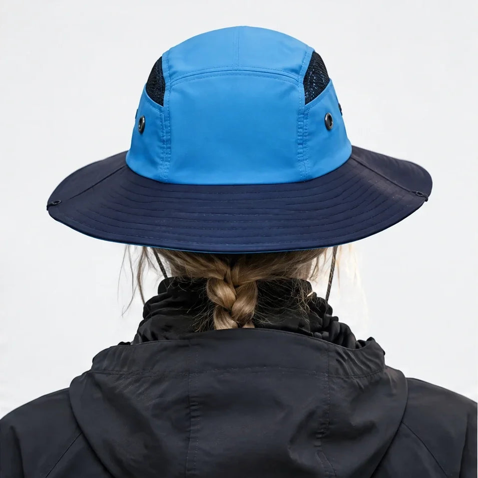 Moor - Unisex Breathable Sun Hat - Blue