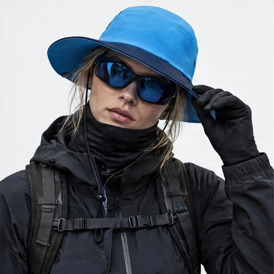 Moor - Unisex Breathable Sun Hat - Blue