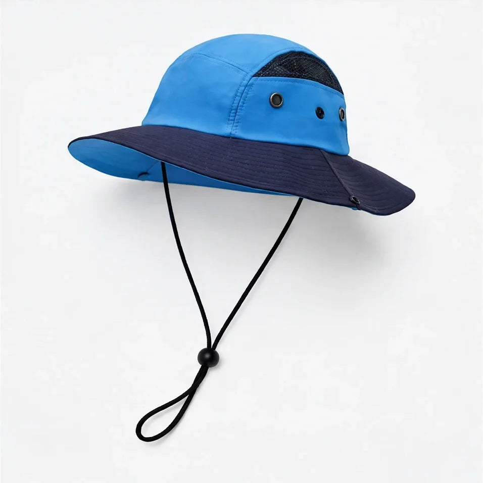 Moor - Unisex Breathable Sun Hat - Blue
