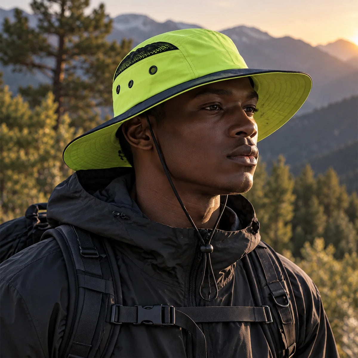 Moor - Unisex Breathable Sun Hat - Green